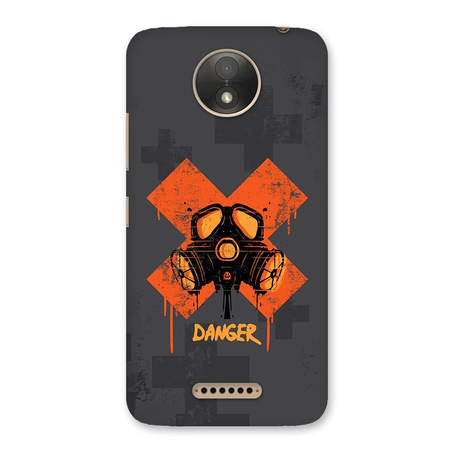 Danger Mask Back Case for Moto C Plus