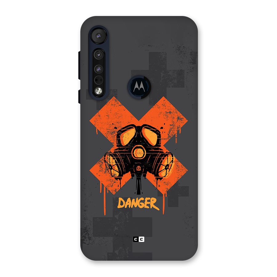 Danger Mask Back Case for Motorola One Macro