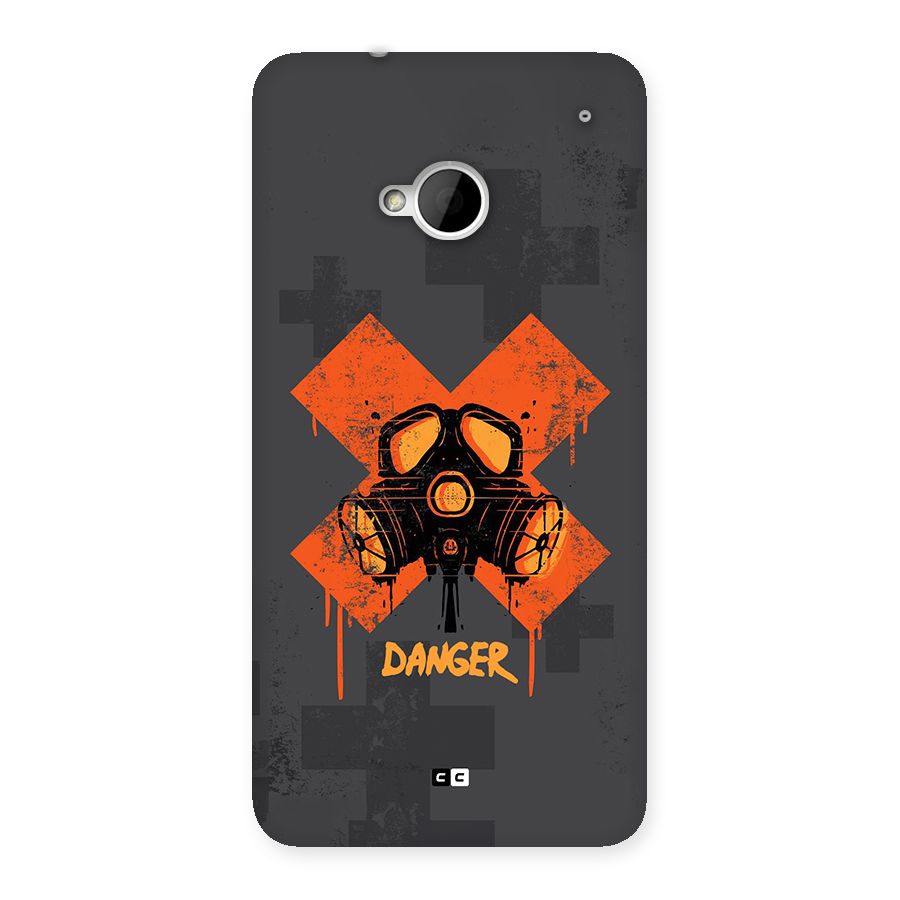 Danger Mask Back Case for One M7 (Single Sim)