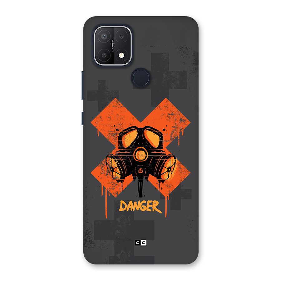 Danger Mask Back Case for Oppo A15