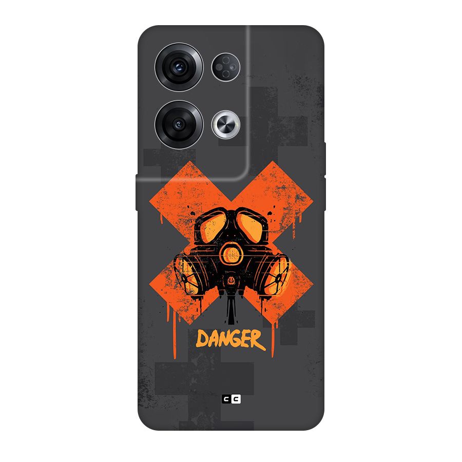 Danger Mask Back Case for Oppo Reno8 Pro 5G