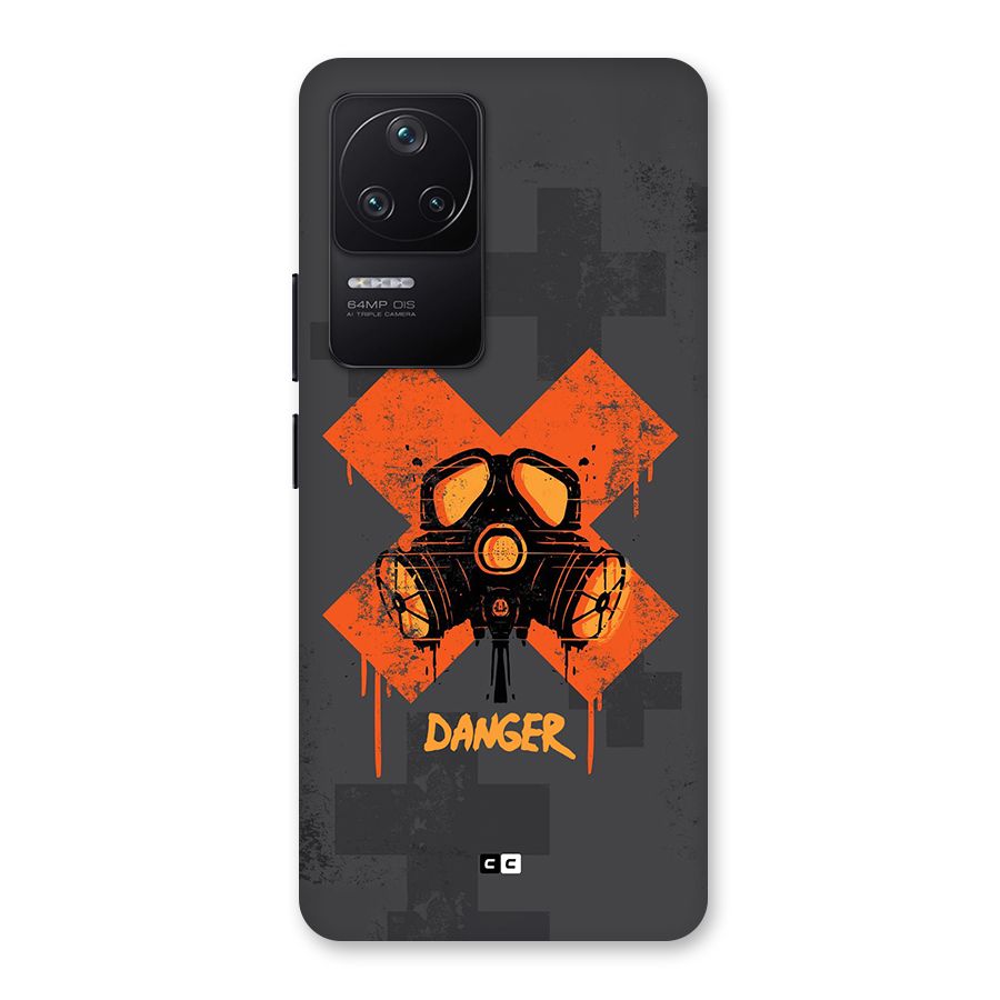 Danger Mask Back Case for Poco F4 5G