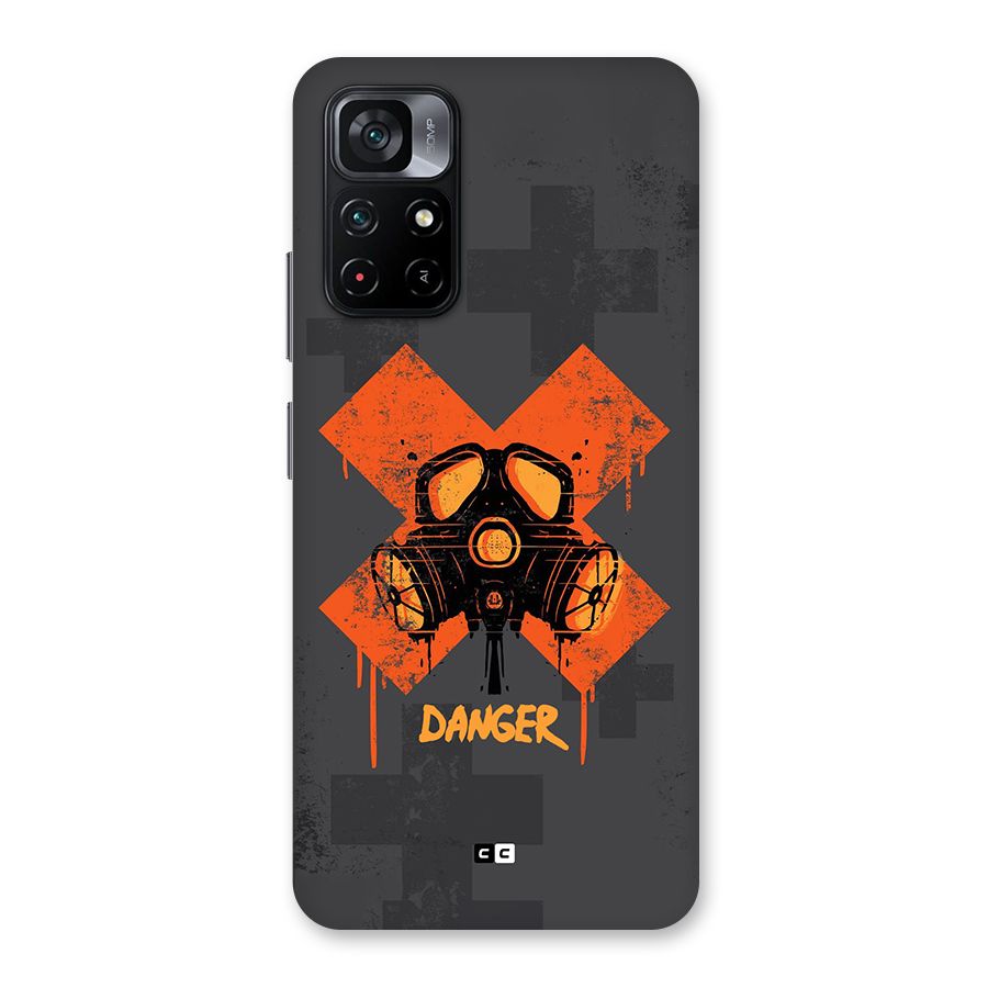 Danger Mask Back Case for Poco M4 Pro 5G
