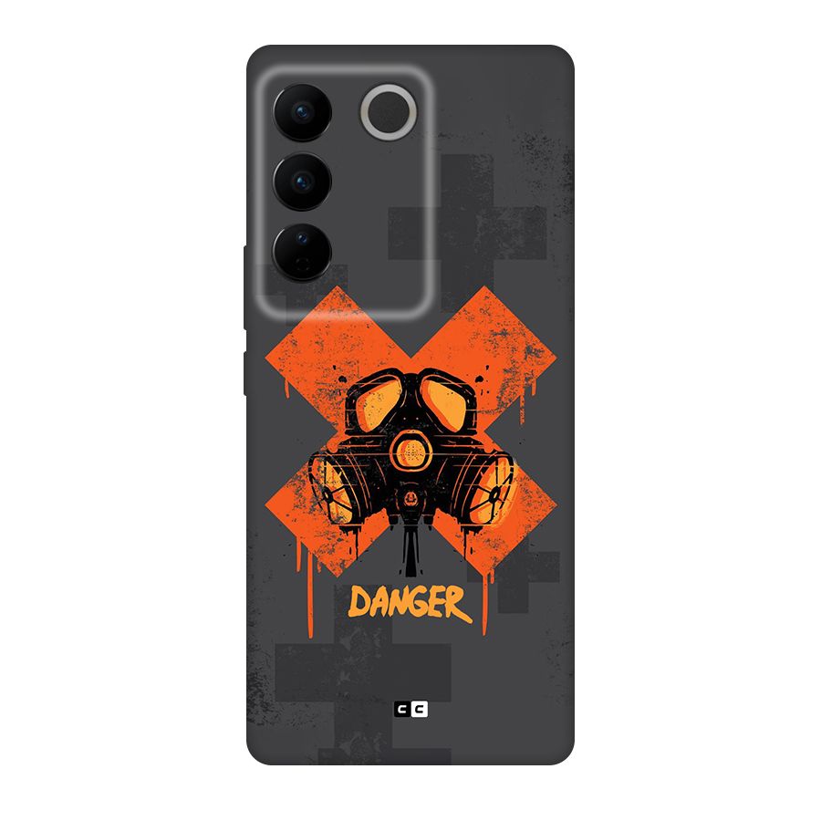 Danger Mask Back Case for Vivo V27