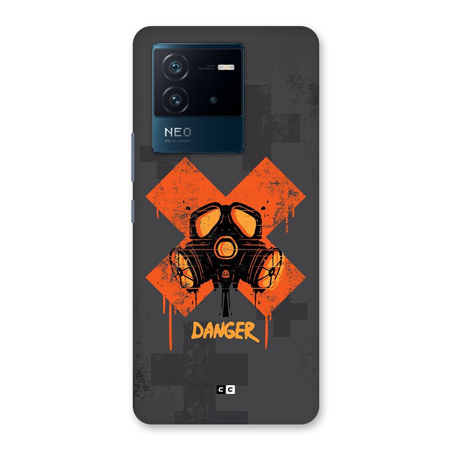 Danger Mask Back Case for Vivo iQOO Neo 6 5G
