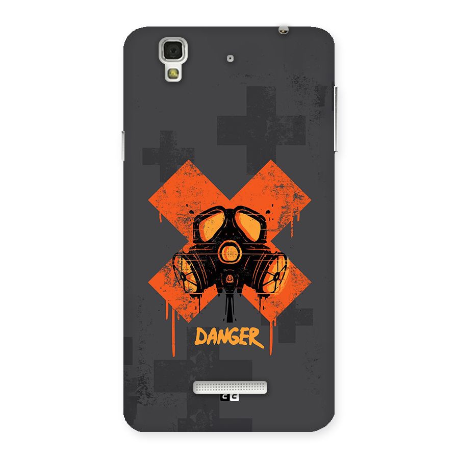 Danger Mask Back Case for Yureka