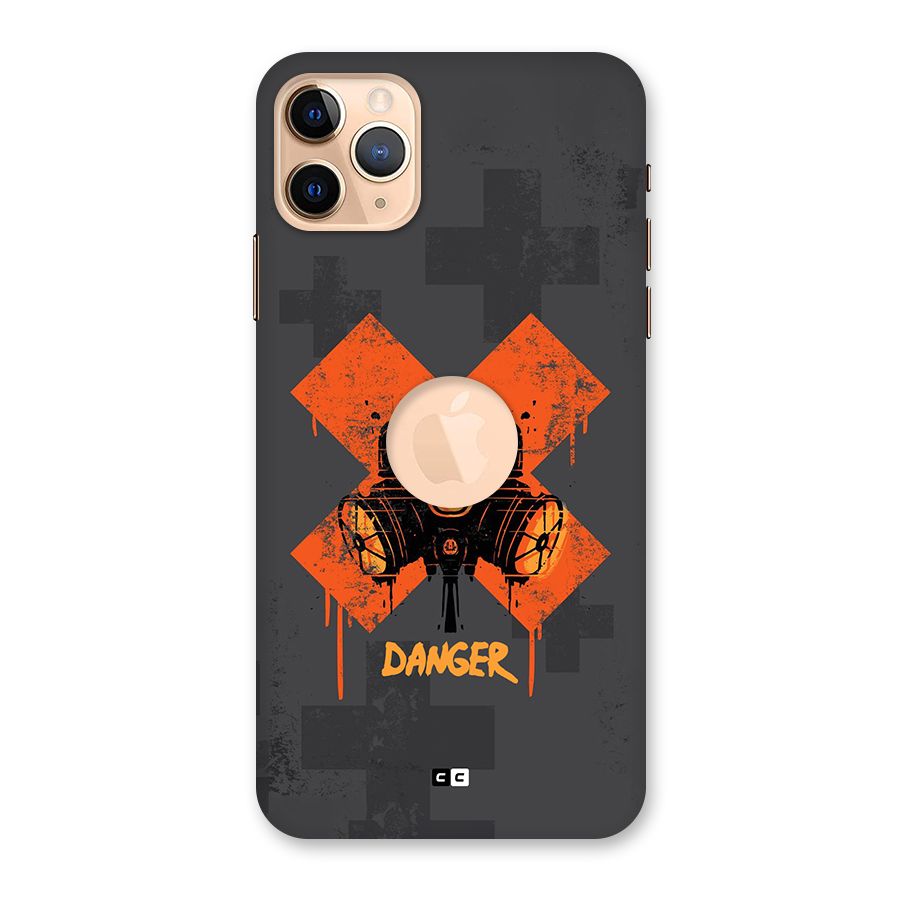 Danger Mask Back Case for iPhone 11 Pro Max Logo Cut