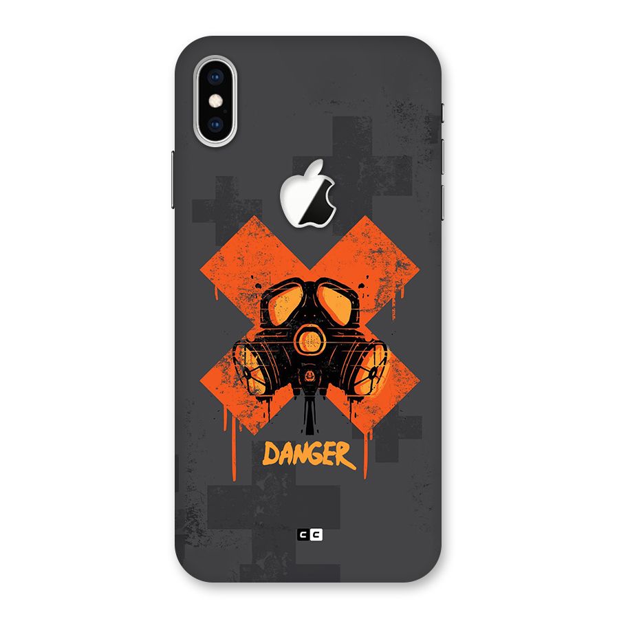 Danger Mask Back Case for iPhone XS Max Apple Cut