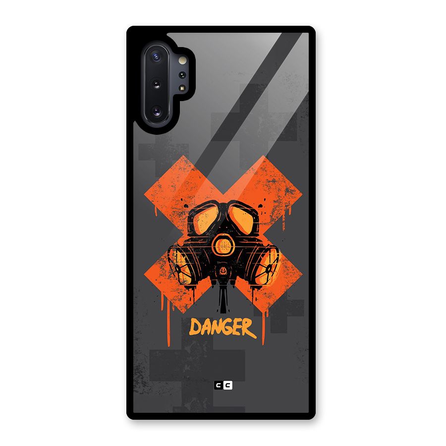 Danger Mask Glass Back Case for Galaxy Note 10 Plus