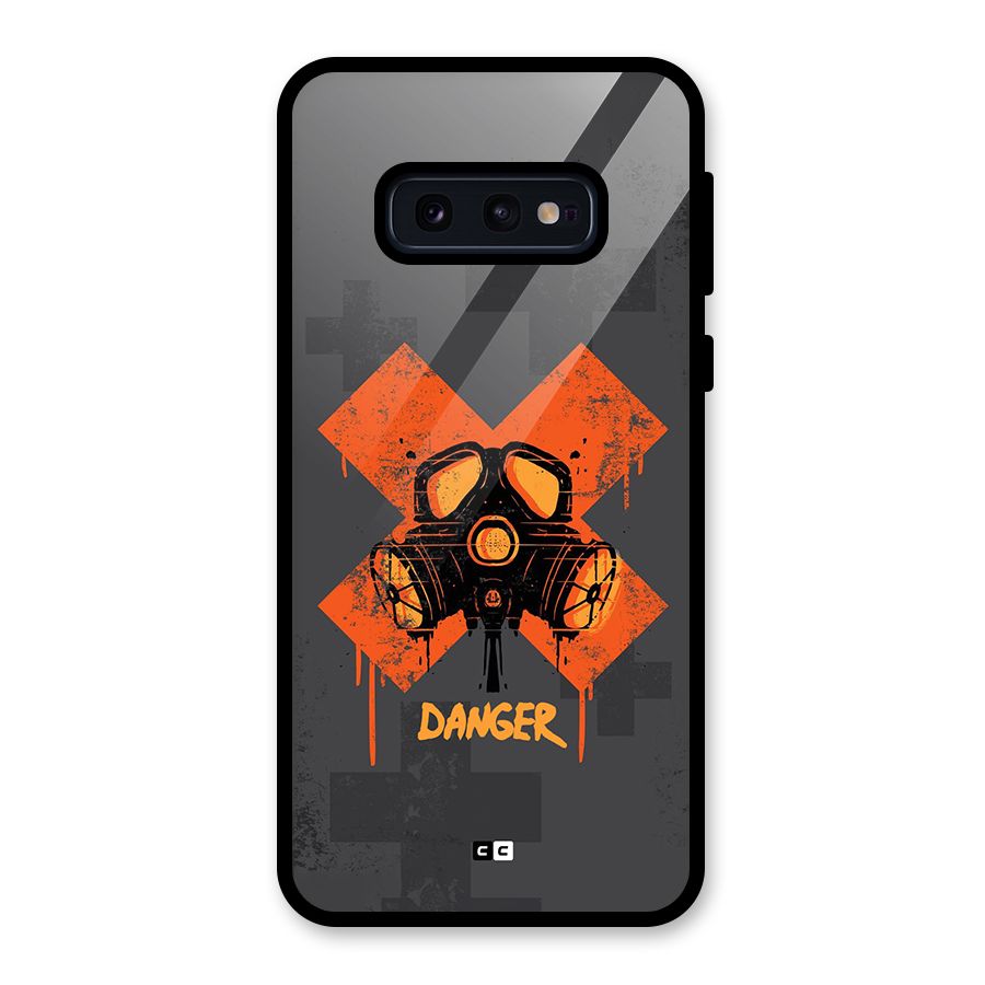 Danger Mask Glass Back Case for Galaxy S10e