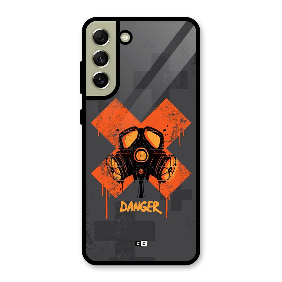 Danger Mask Glass Back Case for Galaxy S21 FE 5G