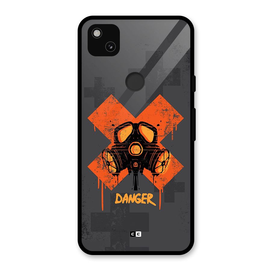 Danger Mask Glass Back Case for Google Pixel 4a