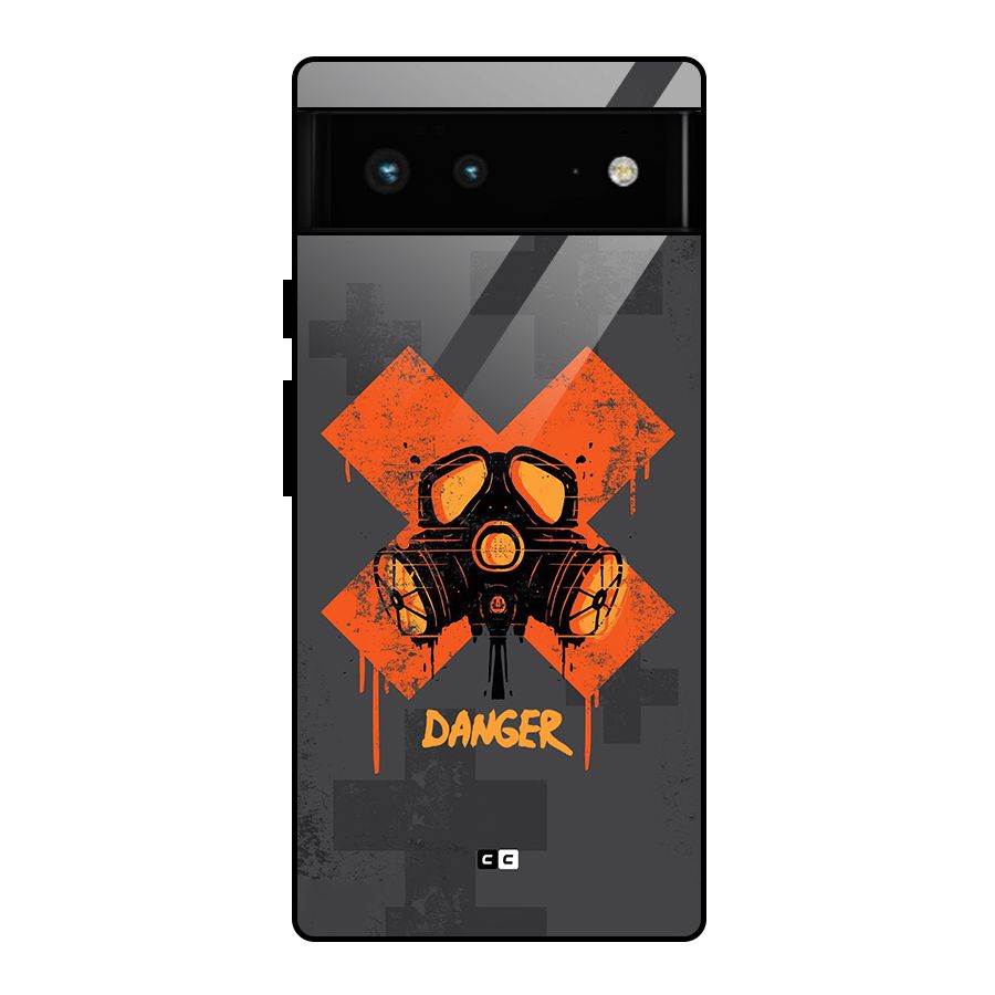 Danger Mask Glass Back Case for Google Pixel 6