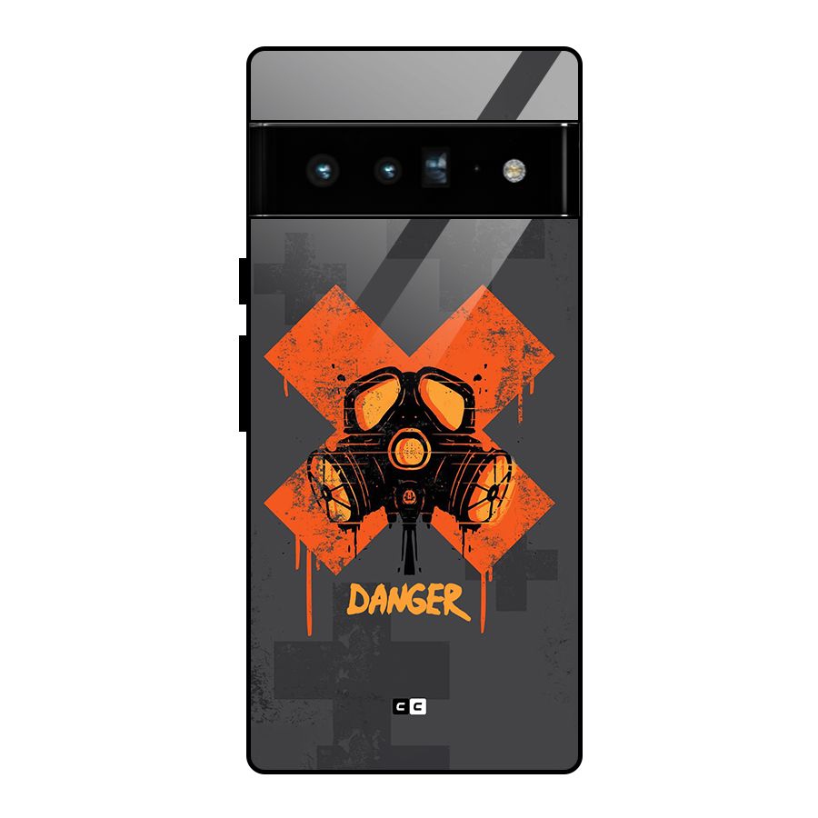 Danger Mask Glass Back Case for Google Pixel 6 Pro