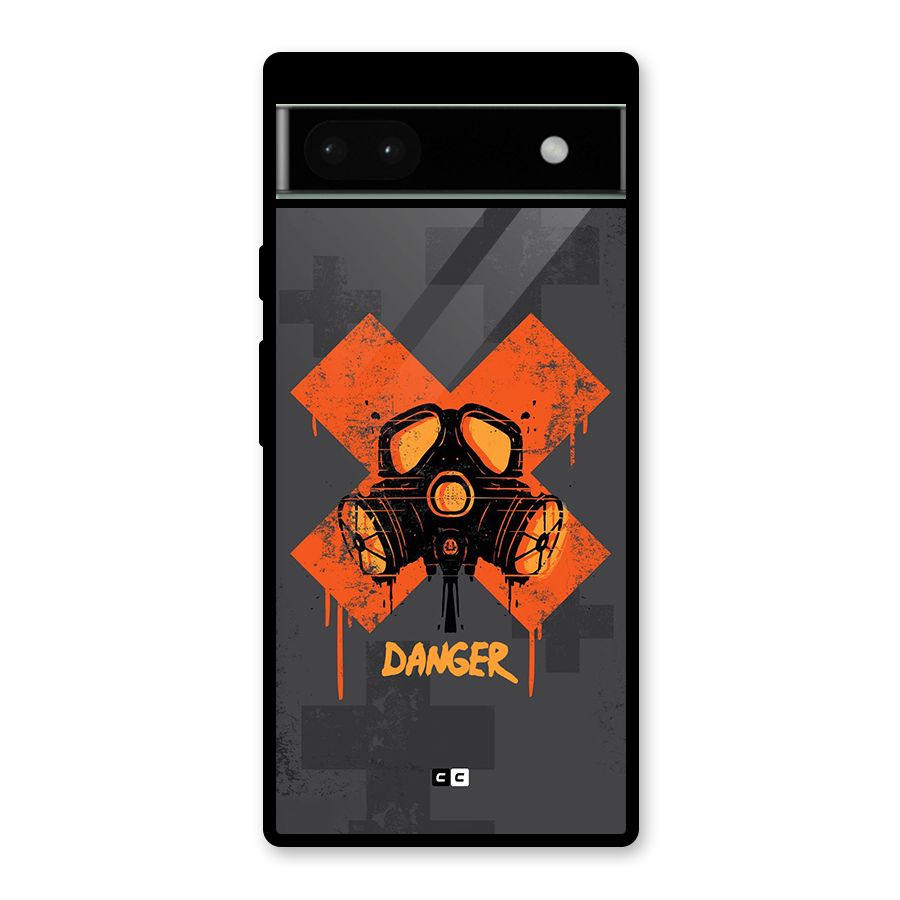 Danger Mask Glass Back Case for Google Pixel 6a