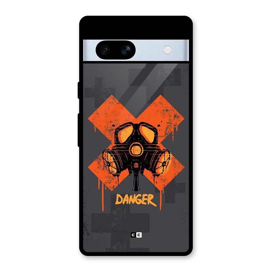 Danger Mask Glass Back Case for Google Pixel 7a