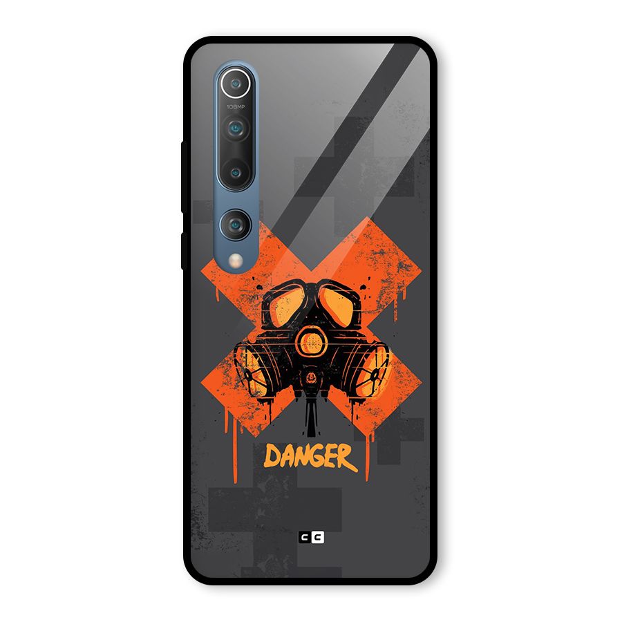 Danger Mask Glass Back Case for Mi 10