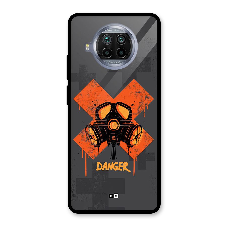 Danger Mask Glass Back Case for Mi 10i