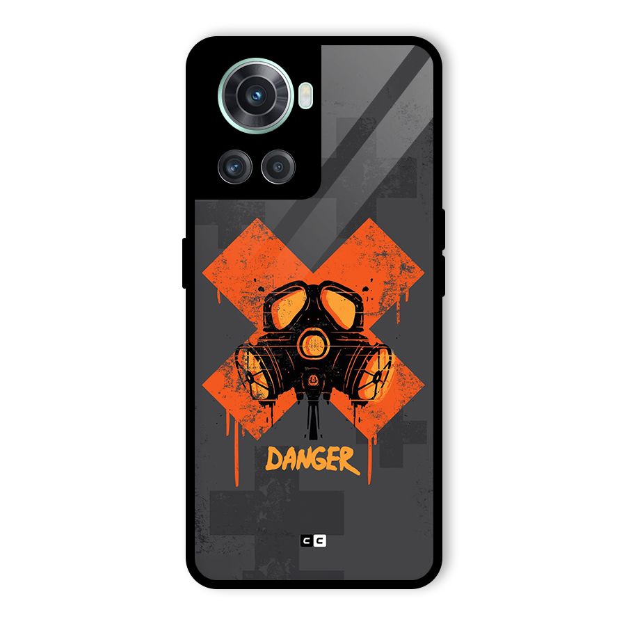 Danger Mask Glass Back Case for OnePlus 10R