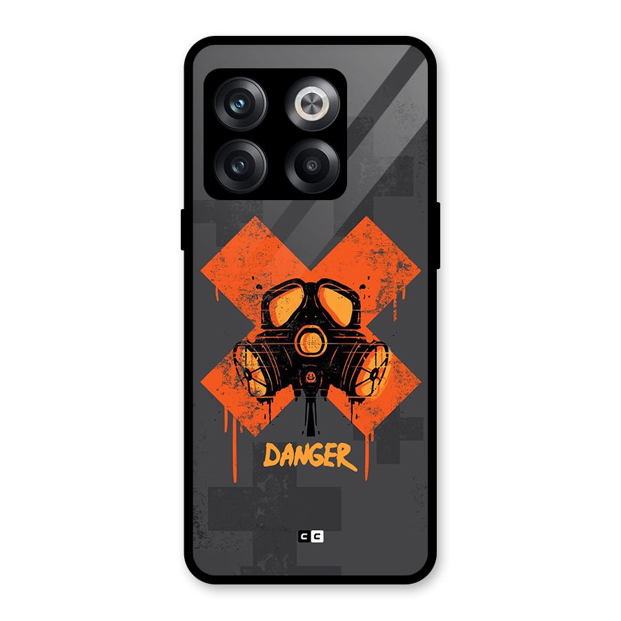 Danger Mask Glass Back Case for OnePlus 10T