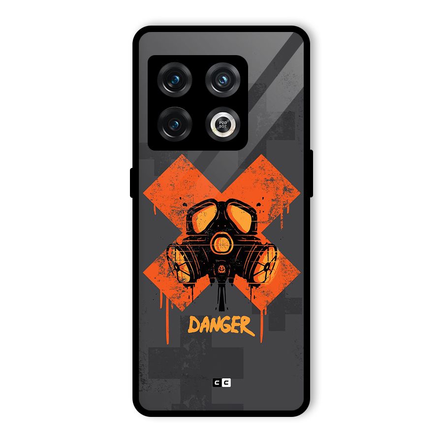 Danger Mask Glass Back Case for OnePlus 10 Pro 5G