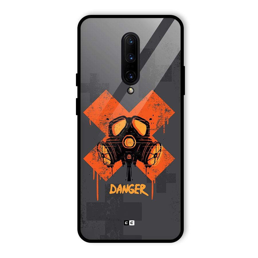 Danger Mask Glass Back Case for OnePlus 7 Pro