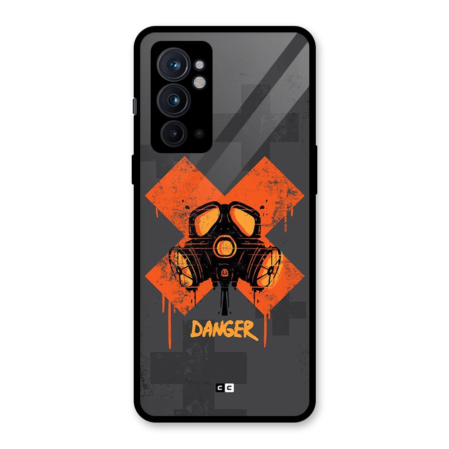 Danger Mask Glass Back Case for OnePlus 9RT 5G
