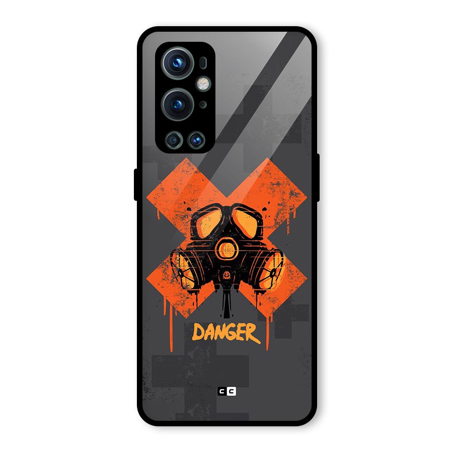 Danger Mask Glass Back Case for OnePlus 9 Pro