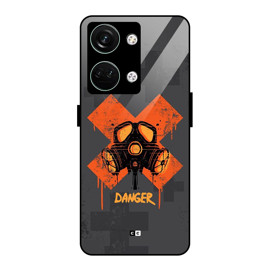 Danger Mask Glass Back Case for Oneplus Nord 3
