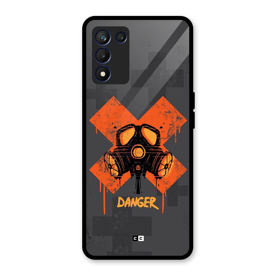 Danger Mask Glass Back Case for Realme 9 5G Speed