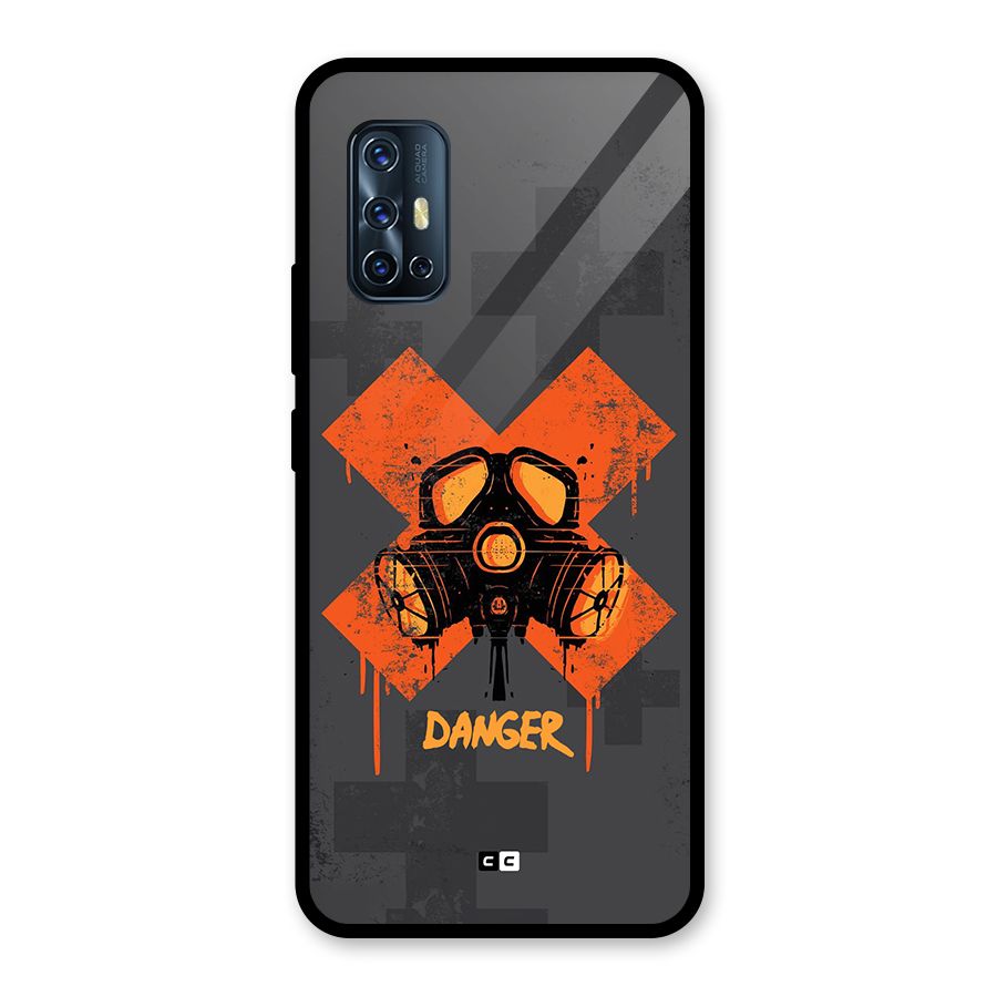 Danger Mask Glass Back Case for Vivo V17