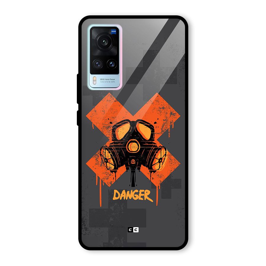 Danger Mask Glass Back Case for Vivo X60