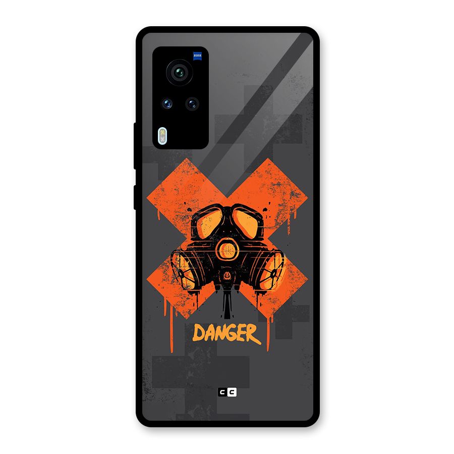Danger Mask Glass Back Case for Vivo X60 Pro
