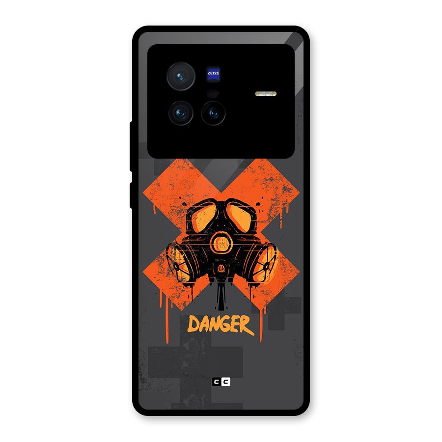 Danger Mask Glass Back Case for Vivo X80
