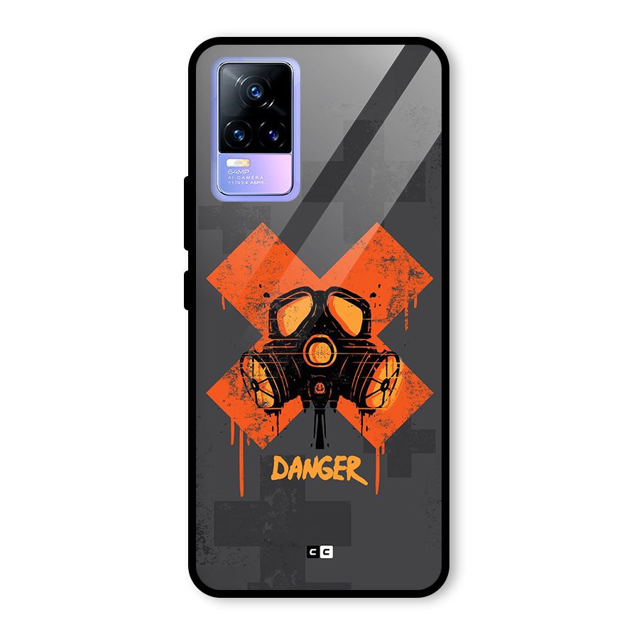 Danger Mask Glass Back Case for Vivo Y73