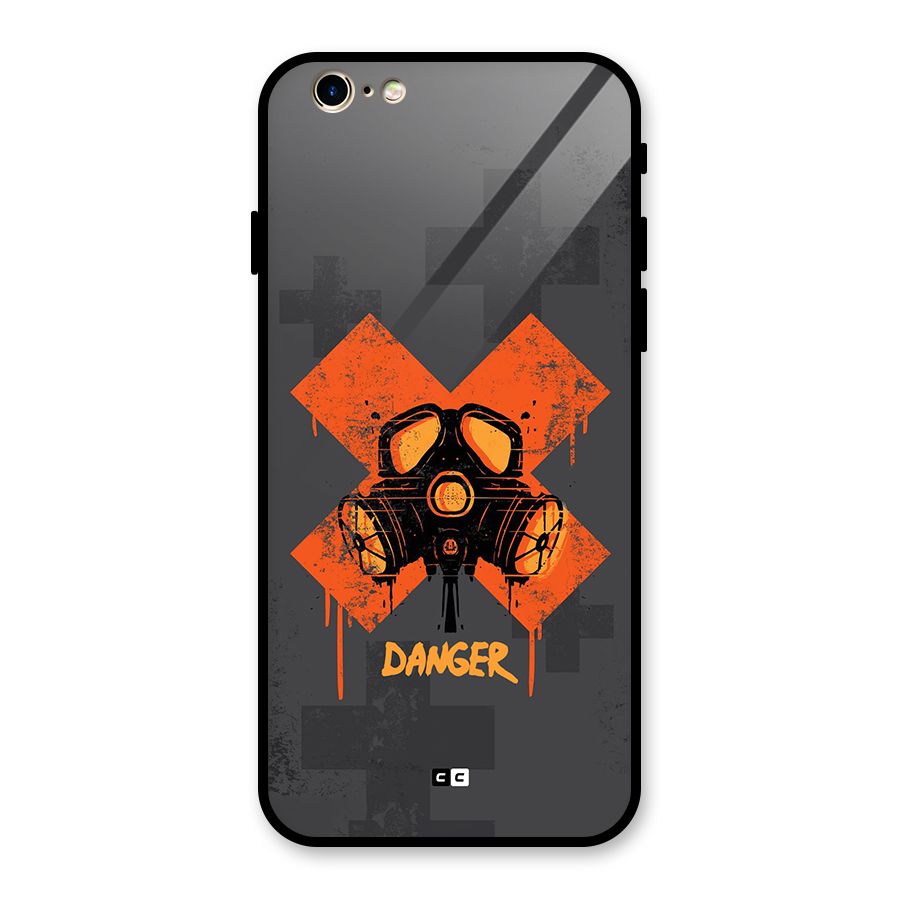 Danger Mask Glass Back Case for iPhone 6 6S