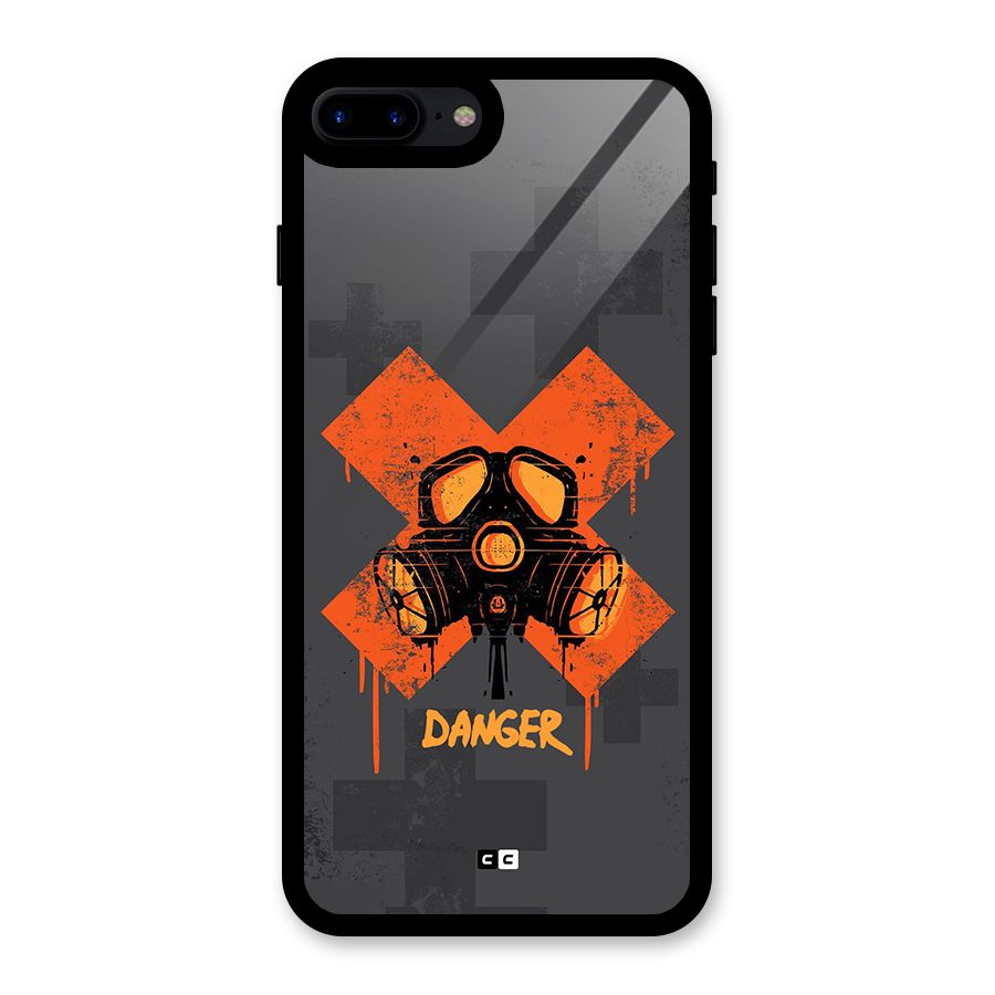 Danger Mask Glass Back Case for iPhone 7 Plus