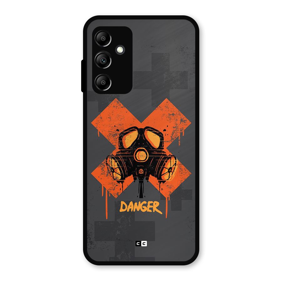 Danger Mask Metal Back Case for Galaxy A14 5G