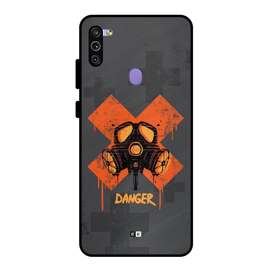 Danger Mask Metal Back Case for Galaxy M11