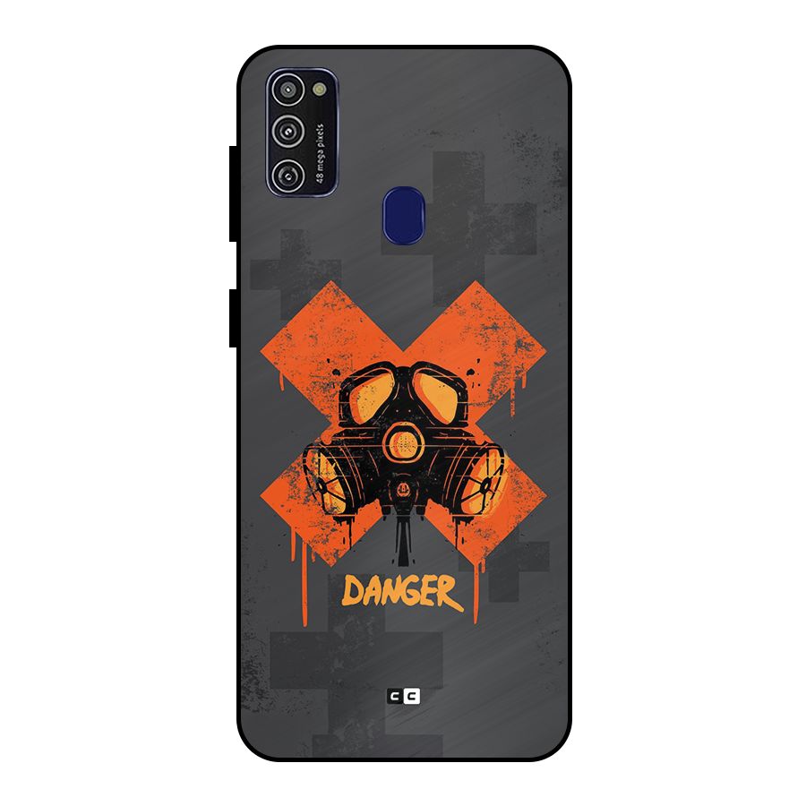 Danger Mask Metal Back Case for Galaxy M30s