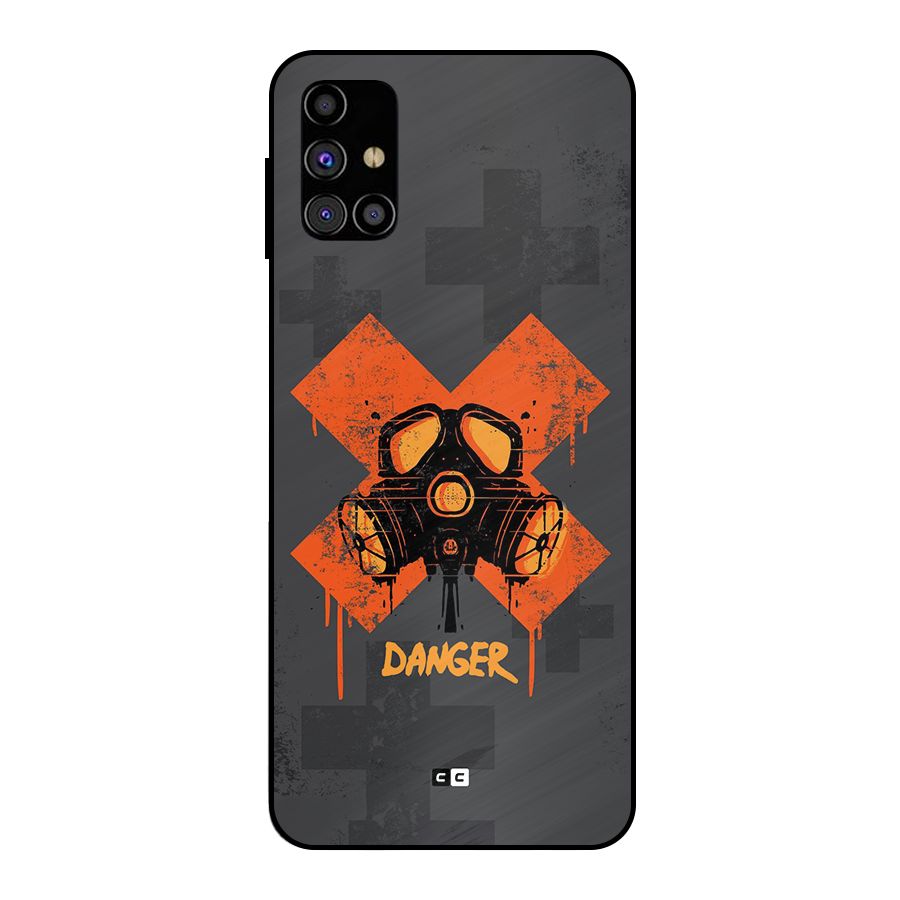 Danger Mask Metal Back Case for Galaxy M31s