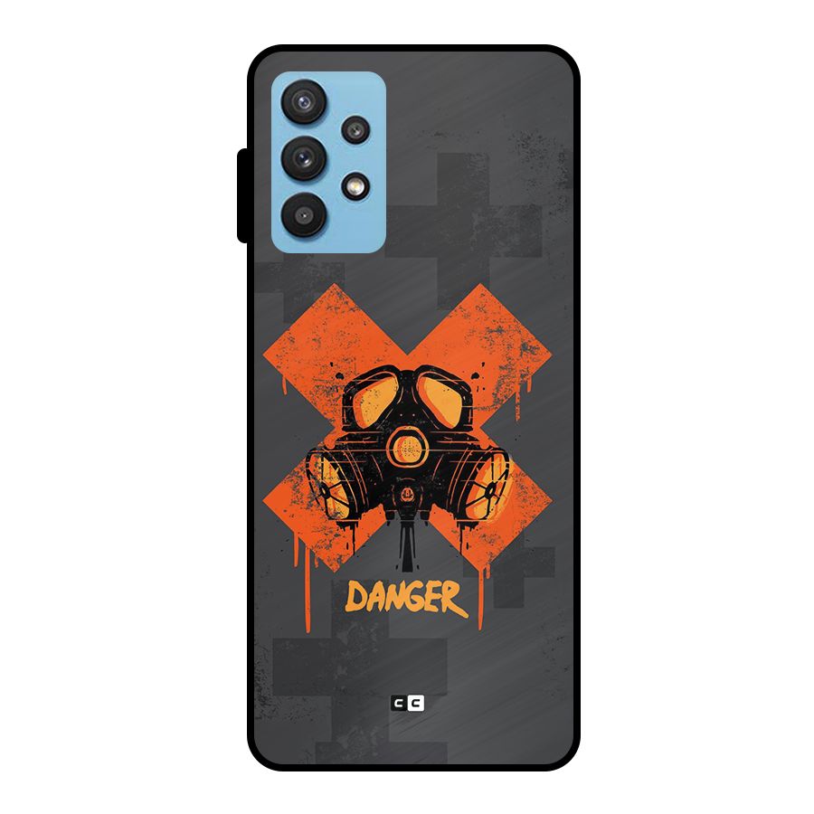 Danger Mask Metal Back Case for Galaxy M32 5G