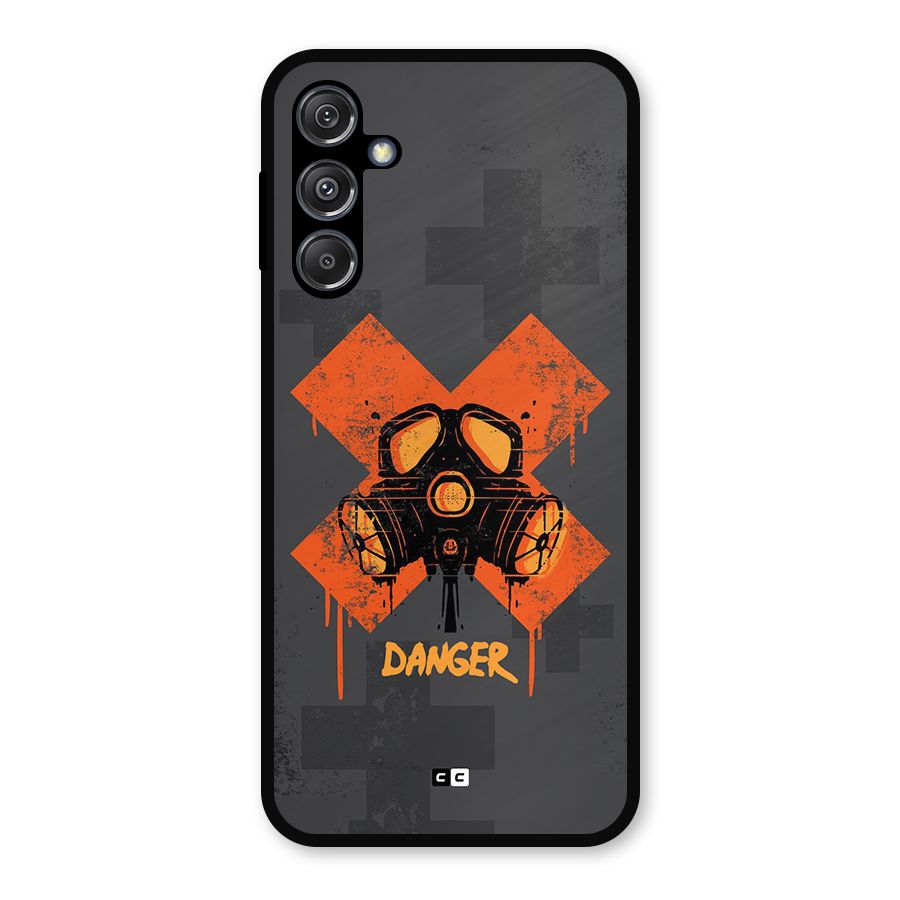 Danger Mask Metal Back Case for Galaxy M34 5G
