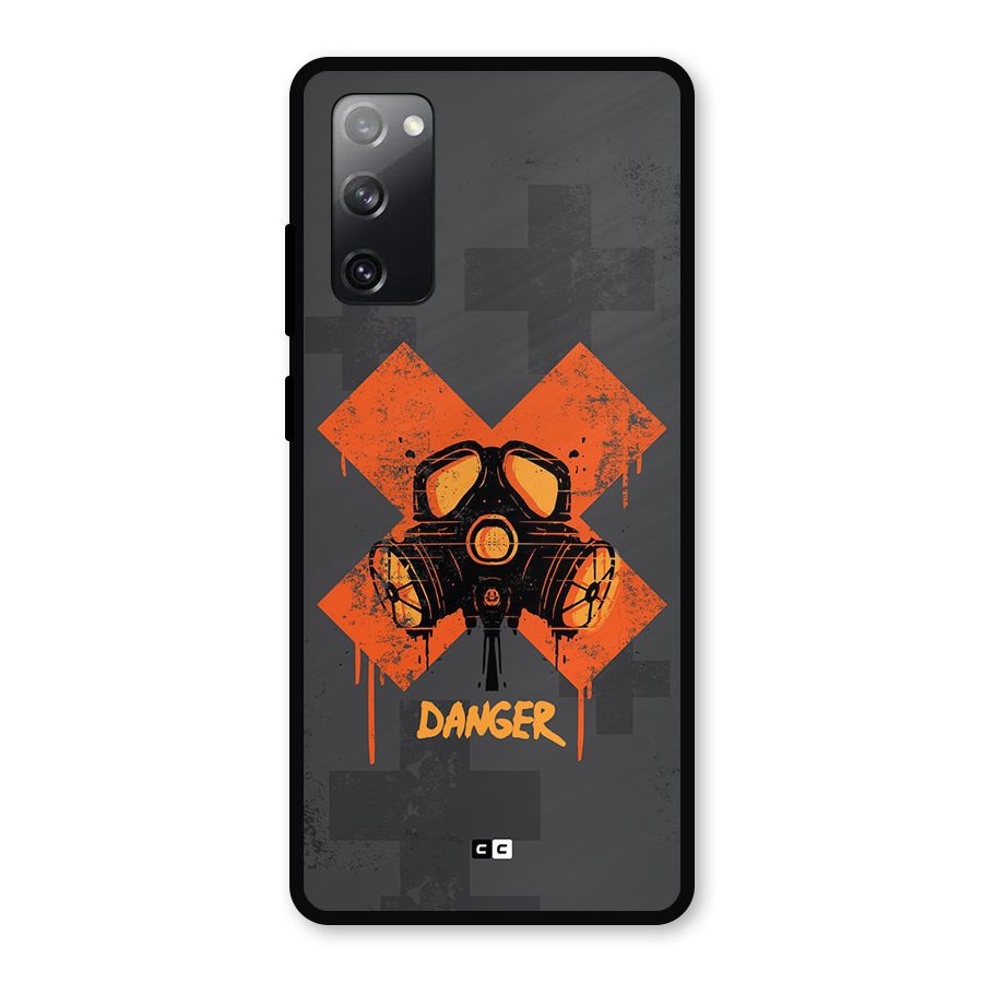 Danger Mask Metal Back Case for Galaxy S20 FE 5G