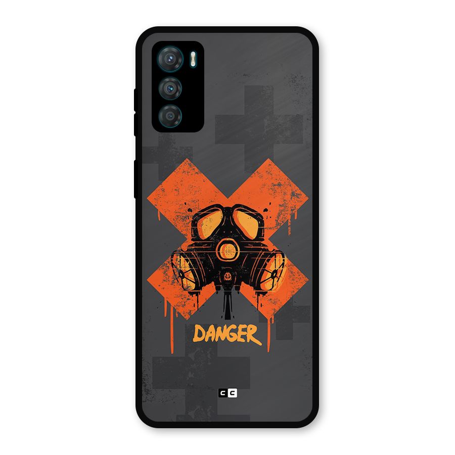 Danger Mask Metal Back Case for Moto G42