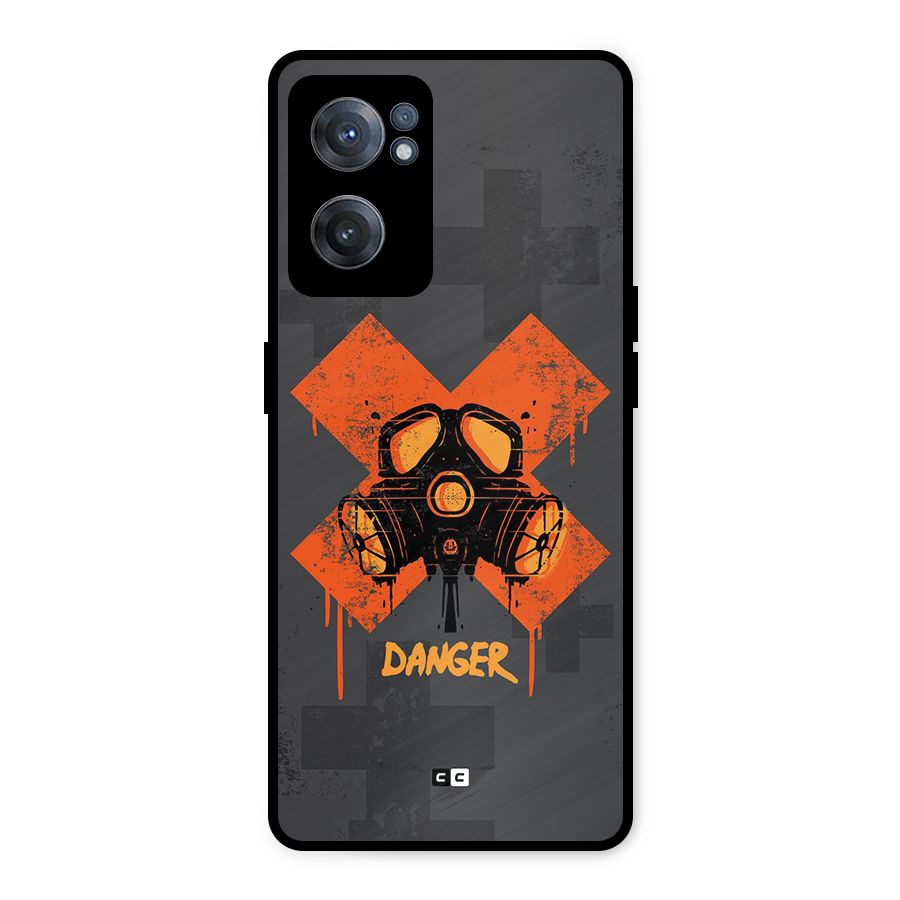 Danger Mask Metal Back Case for OnePlus Nord CE 2 5G