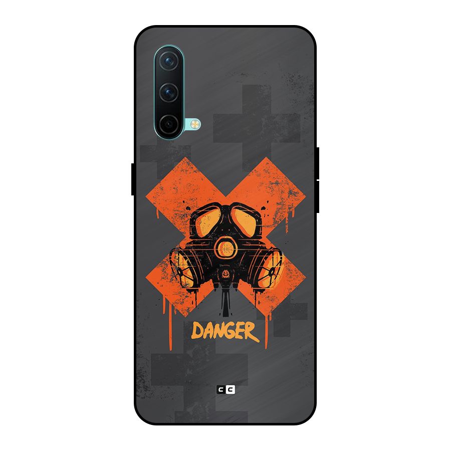 Danger Mask Metal Back Case for OnePlus Nord CE 5G