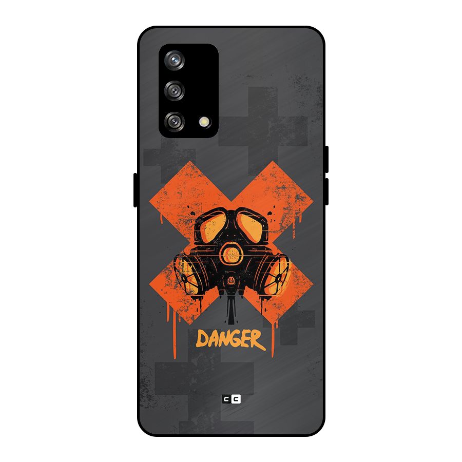 Danger Mask Metal Back Case for Oppo F19