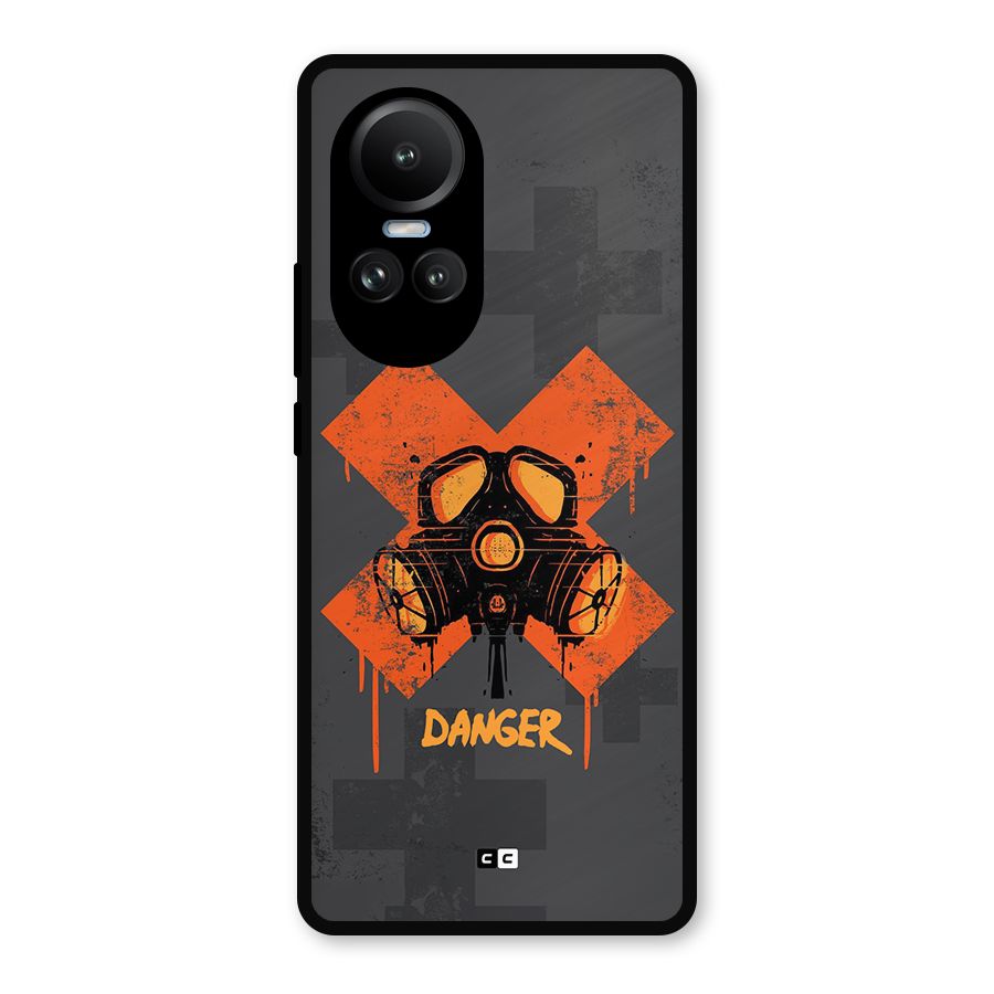 Danger Mask Metal Back Case for Oppo Reno10