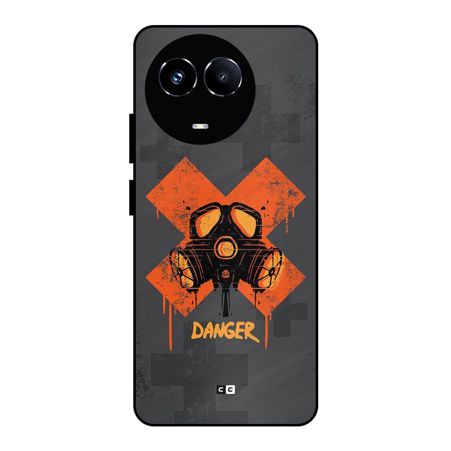 Danger Mask Metal Back Case for Realme 11 5G